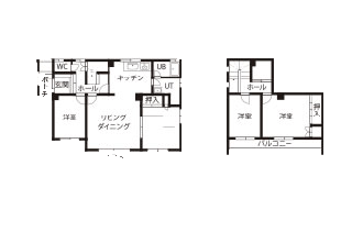 ビフォー写真。戸建て中古住宅のリノベーション実例をご紹介します。「吹き抜けが気持ちいい家」のリフォーム事例です。リノベーションは費用を抑えながらも、自分たちの希望を盛り込み、性能の高いものを入れられます。耐震・断熱・居住性などで高い性能をクリアした長期優良住宅となり、補助金も受けられて大正解でした。施工は札幌東急リフォーム