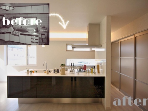 ロゴスファクトリー帯広でリフォーム・リノベーションのビフォーアフター写真展示会開催。外壁リフォーム、キッチンリフォーム、お風呂場リフォーム、トイレリフォームなどビフォーアフターを参考にしてみよう。