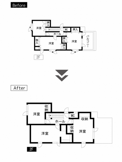 間取り2階