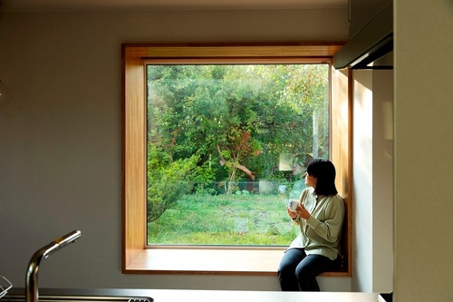 家事の合間などにヌックで過ごす時間が心にゆとりをもたらします