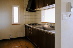 富丘リノベーションモデルハウスのBeforeキッチン