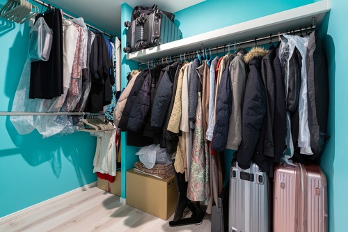 3階寝室のクローゼットの中