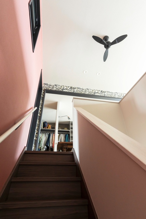 階段ホールのサーキュレーター