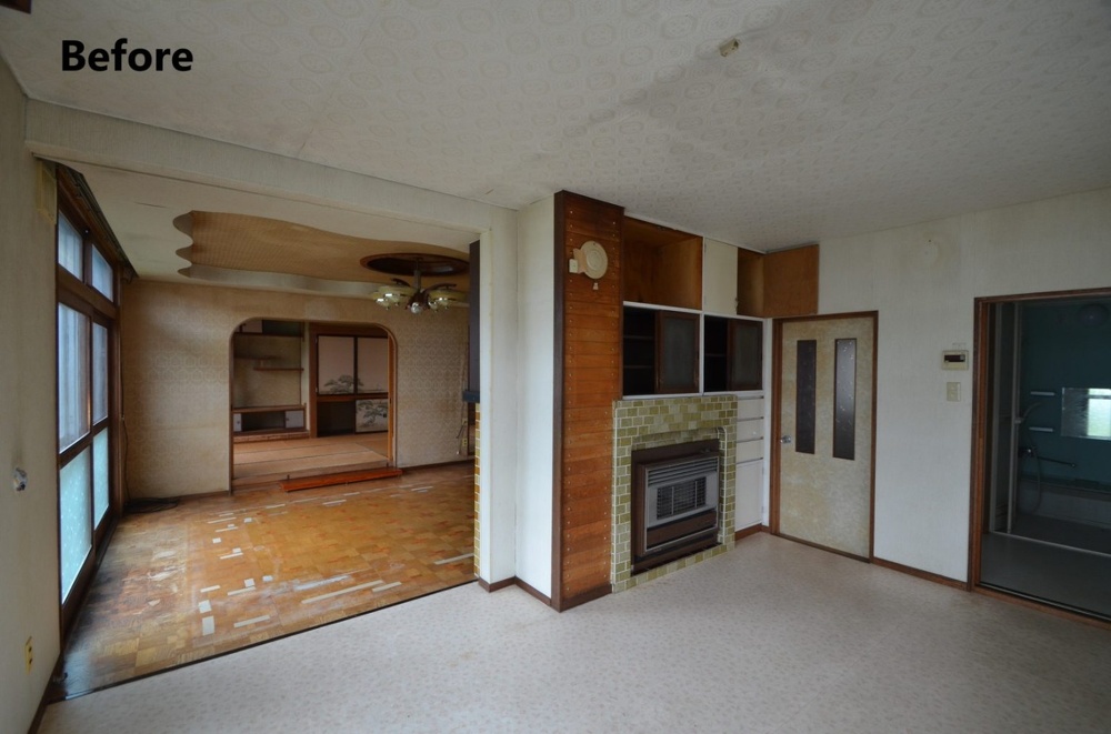 札幌｜中古住宅リノベーション専門店｜アルティザン建築工房の戸建てリノベーション完成見学会_内観Before写真
