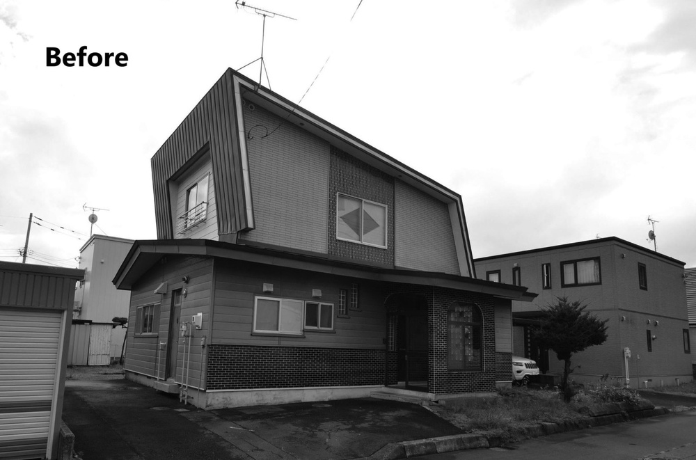 札幌｜中古住宅リノベーション専門店｜アルティザン建築工房の戸建てリノベーション完成見学会_外観Before写真