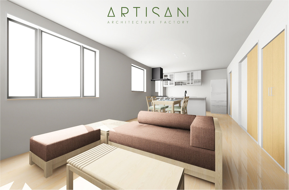 子育て世代の中古＋リノベーション住宅完成見学会_アルティザン建築工房_5月11日_内観イメージ