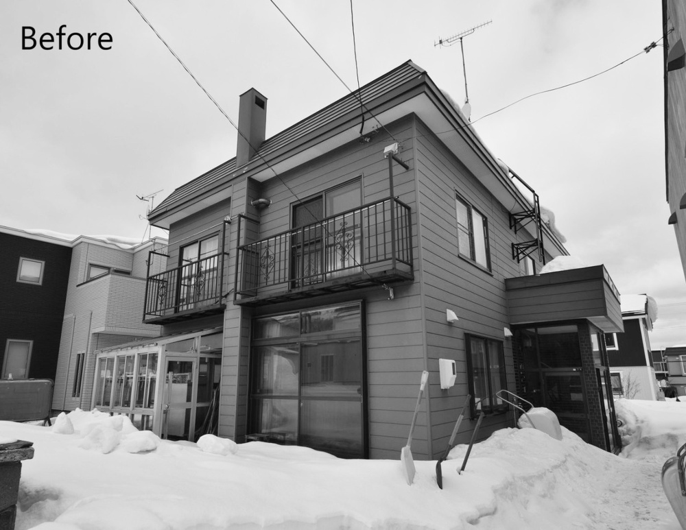 築45年を性能向上リノベで児童施設に_外観Before