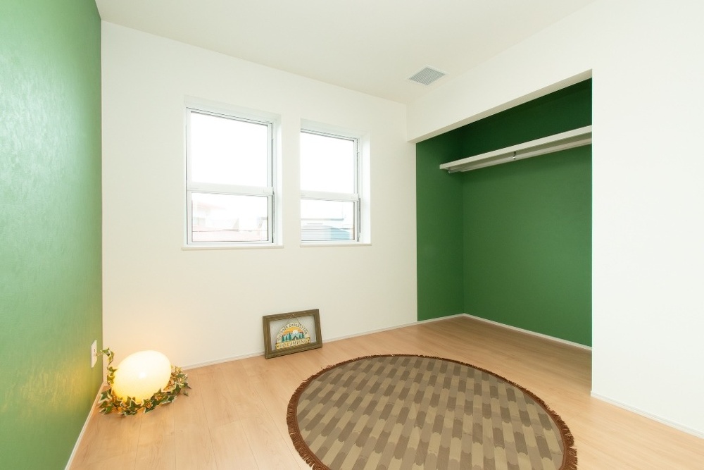 オープンクローゼット仕様で使い勝手もよく