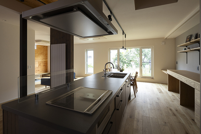 さらに住み継ぐ三五の家リノベーションモデルハウス キッチン①