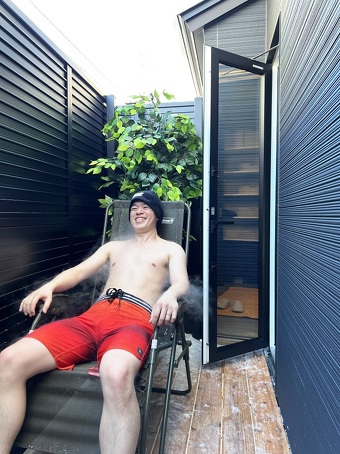 佐虎建業　ユニットバス一体型サウナ【サトラウナ】「ととのい」スペース②