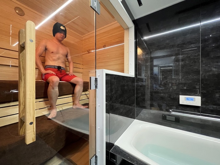 佐虎建業　ユニットバス一体型サウナ【サトラウナ】サウナルーム②