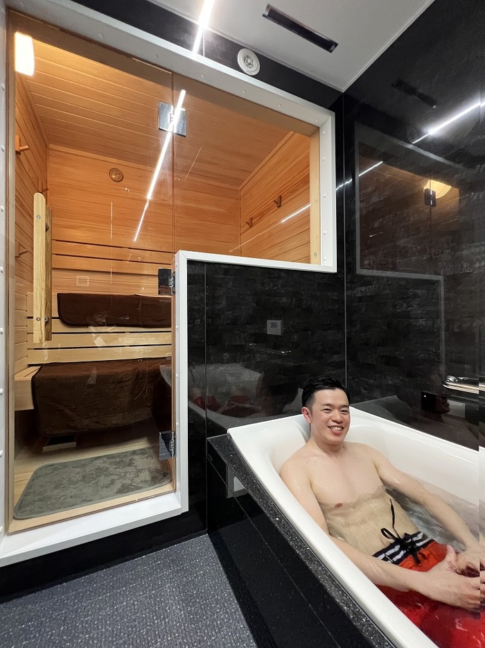 佐虎建業　ユニットバス一体型サウナ【サトラウナ】パナソニック「Lクラスユニットバス」②