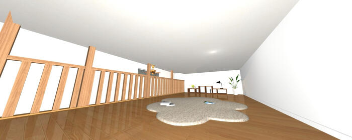 アルティザン建築工房の平屋ハイスペックリノベーション完成見学会／札幌市厚別区もみじ台西のロフトイメージ