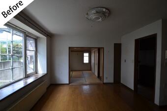 実家を性能向上2世帯リノベーション完成見学会Before写真