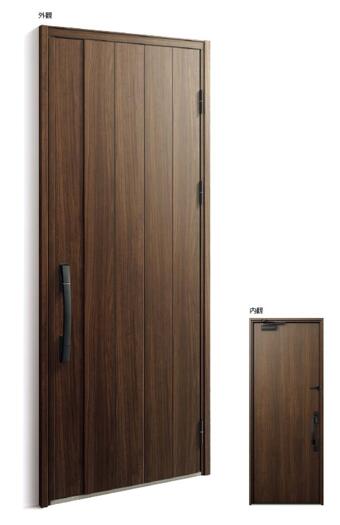 実家を性能向上2世帯リノベーション完成見学会_玄関ドアの断熱改修